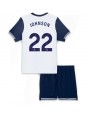 Tottenham Hotspur Brennan Johnson #22 Hjemmedraktsett Barn 2024-25 Korte ermer (+ bukser)